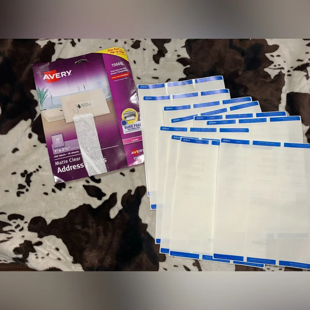 🆕 Avery address labels
